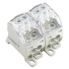   Weidmüller 1562150000 Feed-through terminal block W-sorozat, Elosztótömb, Névleges keresztmetszet: Csavaros csatlakozás, Tartósínek / szerelőlapok