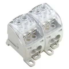   Weidmüller 1562180000 Feed-through terminal block W-sorozat, Elosztótömb, Névleges keresztmetszet: Csavaros csatlakozás, Tartósínek / szerelőlapok