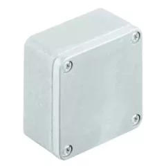   Weidmüller 1565240000 KLIPPON K01 Klippon K (aluminium empty enclosure), Üres ház, Alumínium ház, Magasság: 64 mm, Szélesség: 58 mm, Mélység: 34 mm, Anyag: Alumínium AlSi12, kezeletlen, Ezüst