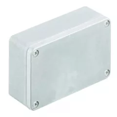   Weidmüller 1565250000 KLIPPON K02 Klippon K (aluminium empty enclosure), Üres ház, Alumínium ház, Magasság: 64 mm, Szélesség: 98 mm, Mélység: 34 mm, Anyag: Alumínium AlSi12, kezeletlen, Ezüst