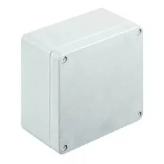   Weidmüller 1565290000 KLIPPON K52 Klippon K (aluminium empty enclosure), Üres ház, Alumínium ház, Magasság: 160 mm, Szélesség: 160 mm, Mélység: 91 mm, Anyag: Alumínium AlSi12, kezeletlen, Ezüst