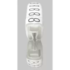   Weidmüller 1568251511 CLI C 1-3 GE/SW 3 CD CableLine, Vezeték és kábeljelölők, 2.5 - 5 mm, 3 x 4.2 mm, Sárga