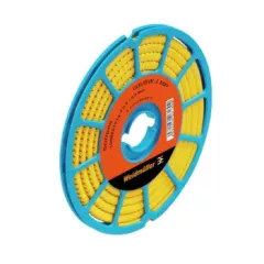   Weidmüller 1568251514 CLI C 1-3 GE/SW 4 CD CableLine, Vezeték és kábeljelölők, 2.5 - 5 mm, 3 x 4.2 mm, Sárga