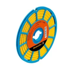   Weidmüller 1568251639 CLI C 1-3 GE/SW B CD CableLine, Vezeték és kábeljelölők, 2.5 - 5 mm, 3 x 4.2 mm, Sárga