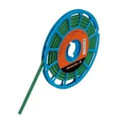   Weidmüller 1568251688 CLI C 1-3 GN NE CD CableLine, Vezeték és kábeljelölők, 2.5 - 5 mm, 3 x 4.2 mm, Zöld