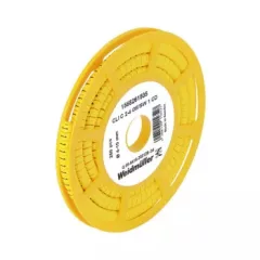   Weidmüller 1568261505 CLI C 2-4 GE/SW 1 CD CableLine, Vezeték és kábeljelölők, 4 - 10 mm, 4 x 7 mm, Sárga