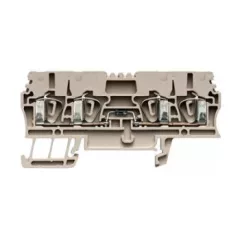   Weidmüller 1650350000 ZDU 2.5/2X2AN/D- Z-sorozat, Csatlakozóelem-sokapocs, Átvezető sorkapocs, Névleges keresztmetszet: 2.5 mm2;, Húzórugós csatlakozás, Bézs ( WEIDMÜLLER 1650350000 )