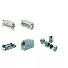   Weidmüller 1712520000 HDC-KIT-HE 16.120 Nehézcsatlakozó készlet HDC-készletek-Nagy igénybevételre tervezett csatlakozók, Készlet, HE, Méret: 6, Pólusok: 16, Csavaros csatlakozás, 500 V, 16 A, alumínium présöntvény, PG 21