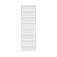   Weidmüller 1730590001 VT SF 0/21 NEUTRAL WS V0 SlimFix, Vezeték és kábeljelölők, 1.2 - 1.6 mm, 21 x 3.2 mm, Fehér