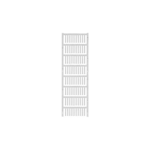 Weidmüller 1730590001 VT SF 0/21 NEUTRAL WS V0 SlimFix, Vezeték és kábeljelölők, 1.2 - 1.6 mm, 21 x 3.2 mm, Fehér