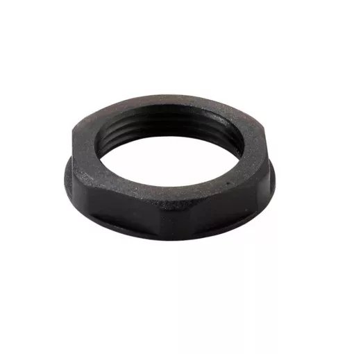 Weidmüller 1736930000 SKMU M20 K SW Műanyag anya Ex-es SKMU PA (plastic locknut), Ellenanya, M 20, 6 mm, Poliamid 6 (PA6 - GF30)