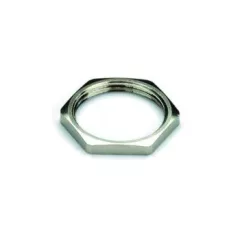   Weidmüller 1737010000 SKMU M25 MS Fém anya SKMU MS (brass locknut), Ellenanya, M 25, 3 mm, Sárgaréz, nikkelezett