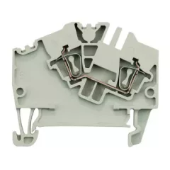   Weidmüller 1772060000 ZDU 2.5-2 Átvezető sorkapocs, Húzórugós csatlakozás, 2.5 mm2;, 800 V, 24 A, Sötétbézs ( WEIDMÜLLER 1772060000 )