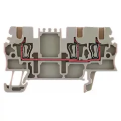  Weidmüller 1775530000 ZDU 1.5/3AN Átvezető sorkapocs, Húzórugós csatlakozás, 1.5 mm2;, 500 V, 17.5 A, Sötétbézs ( WEIDMÜLLER 1775530000 )