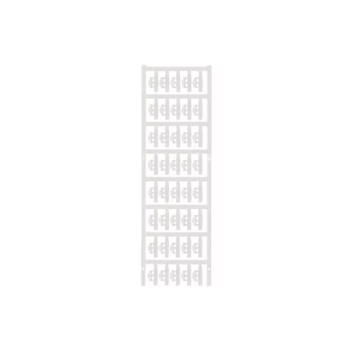 Weidmüller 1779080001 SFC 1/21 NEUTRAL WS Feliratozható vezeték érjelölČ SlimFix Clip, Vezeték és kábeljelölők, 2 - 3.5 mm, 21 x 5.8 mm, Fehér