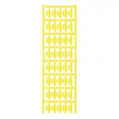   Weidmüller 1779080004 SFC 1/21 NEUTRAL GE Feliratozható vezeték érjelölČ SlimFix Clip, Vezeték és kábeljelölők, 2 - 3.5 mm, 21 x 5.8 mm, Sárga