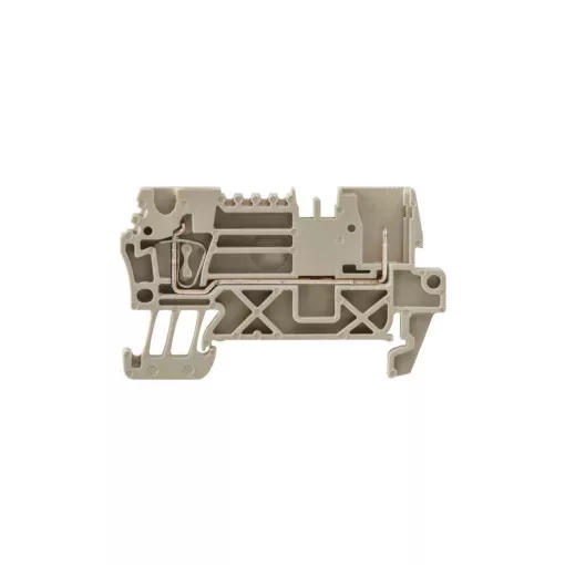 Weidmüller 1815070000 ZT 2.5/2AN/1 Z-sorozat, Átvezető sorkapocs, Névleges keresztmetszet: 2.5 mm2;, Húzórugós csatlakozás, Sötétbézs ( WEIDMÜLLER 1815070000 )