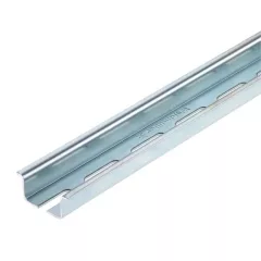   Weidmüller 1837380000 TS 35X15/LL/5 2M/ST/ZN Tartósín, TS 35, TS 35 x 15, aljzattal, Acél, galvanizált, krómozott