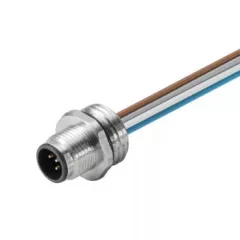  Weidmüller 1861230000 SAIE-M12S-5-0.5U-M16 Beépített dugók, M12, tű, egyenes, M 16, Pólusszám: 5