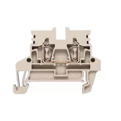   Weidmüller 1933700000 ZDU 2.5N Átvezető sorkapocs, Húzórugós csatlakozás, 2.5 mm2;, 800 V, 24 A, Sötétbézs ( WEIDMÜLLER 1933700000 )
