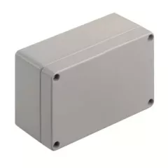   Weidmüller 1937830000 KLIPPON K21 VMQ RAL7001 Klippon K (aluminium empty enclosure), Üres ház, Alumínium ház, Magasság: 80 mm, Szélesség: 125 mm, Mélység: 57 mm, Anyag: Alumínium AlSi12, Porszórt, texturált, Ezüstszürke