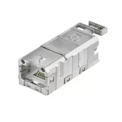   Weidmüller 1962850000 IE-BI-RJ45-FJ-A RJ45 insert socket, Connector for base, TIA-568A