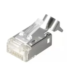   Weidmüller 1963580000 IE-PM-RJ45-TH RJ45 krimpelhető csatlakozó dugó, Csatlakozó vezetéktörés-gátló nélkül, Cat.6<sub>A</sub> / E osztály<sub>A</sub> (ISO/IEC 11801 2010)