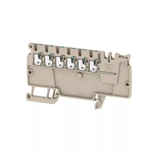 Weidmüller 1988170000 AAP11 1.5 LI BL Moduláris elosztó sorkapcsok, PUSH IN, 1.5 mm2;, 500 V, 17.5 A, Sötétbézs