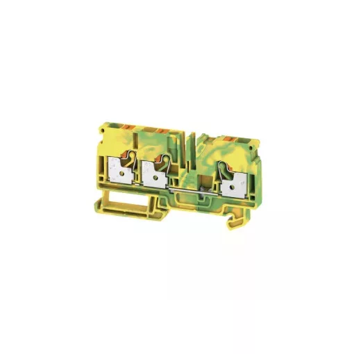 Weidmüller 1991850000 A3C 6 PE Földelő sorkapcsok, PUSH IN, 6 mm2;, zöld / sárga