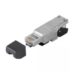   Weidmüller 1992840000 Communication component(IE) RJ45 csatlakozódugó, szerszám nélkül szerelhető, egyenes, Cat.5 (ISO/IEC 11801), PROFINET