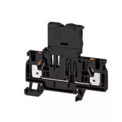   Weidmüller 2429860000 AFS 4 2C BK Biztosítós sorkapcsok, PUSH IN, 4 mm2;, 250 V, 6.3 A, Fekete