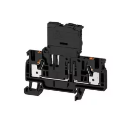   Weidmüller 2429870000 AFS 4 2C 10-36V BK Biztosítós sorkapcsok, PUSH IN, 4 mm2;, 36 V, 6.3 A, Fekete