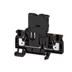   Weidmüller 2434390000 AFS 4 2C 100-250V BK Biztosítós sorkapcsok, PUSH IN, 4 mm2;, 250 V, 6.3 A, Fekete