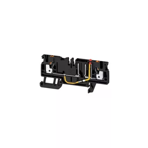 Weidmüller 2466600000 AFS 2.5 CF 2C 24V BK Biztosítós sorkapcsok, PUSH IN, 2.5 mm2;, 24 V, 10 A, Fekete