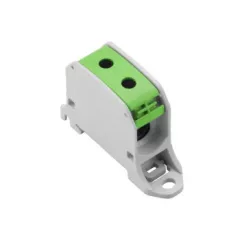   Weidmüller 2502550000 WPD 130 1X50/1X50 GN W-sorozat, Elosztótömb, Névleges keresztmetszet: 50 mm2;, Tartósínek / szerelőlapok