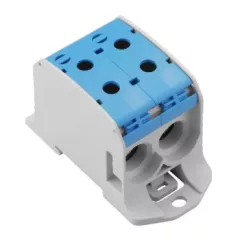   Weidmüller 2502710000 WPD 231 2X95/2X95 BL W-sorozat, Elosztótömb, Névleges keresztmetszet: 95 mm2;, Tartósínek / szerelőlapok