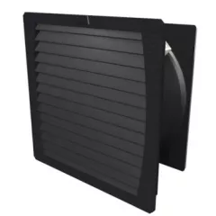   Weidmüller 2556980000 FF 67 55/230V BK Filter fan, 230 V, 230 V, IP55, Fekete