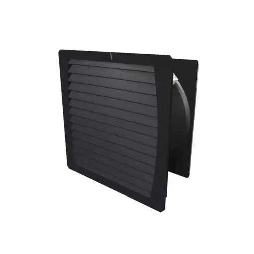 Weidmüller 2556980000 FF 67 55/230V BK Filter fan, 230 V, 230 V, IP55, Fekete