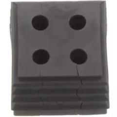   Weidmüller 2583580000 CABTITE SE 4/3-4 SML BK Sealing element, Cabtite (cable entry system), TPE, mélyfekete, Magasság: 17.7 mm, Szélesség: 20.3 mm, Mélység: 17.7 mm, -40 °C…120 °C, IP54, IP65, IP66