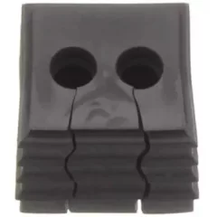   Weidmüller 2583610000 CABTITE SE 2/5-6 SML BK Sealing element, Cabtite (cable entry system), TPE, mélyfekete, Magasság: 17.7 mm, Szélesség: 20.3 mm, Mélység: 17.7 mm, -40 °C…120 °C, IP54, IP65, IP66