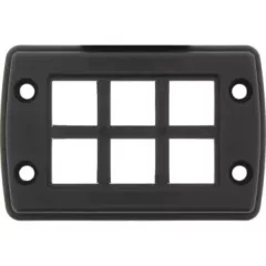   Weidmüller 2583760000 CABTITE FR 10/6 BK SET Keret, Cabtite (cable entry system), Poliamid, üvegszál-erősítésű, mélyfekete, Magasság: 19.6 mm, Szélesség: 70 mm, Mélység: 19.6 mm, -40 °C…120 °C, IP54, IP65, IP66