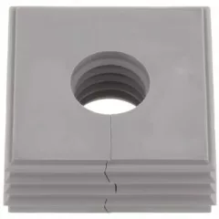   Weidmüller 2584490000 CABTITE SE 16-17 LRG GY Sealing element, Cabtite (cable entry system), TPE, Világosszürke, Magasság: 17.7 mm, Szélesség: 42.8 mm, Mélység: 17.7 mm, -40 °C…90 °C, IP54, IP65, IP66