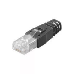   Weidmüller 2584980000 IE-PS-RJ45-TH-BK-P RJ45 krimpelhető csatlakozó dugó, with kink protection; 6.5 - 7.5 mm, Cat.6<sub>A</sub> / E osztály<sub>A</sub> (ISO/IEC 11801 2010)