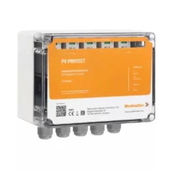   Weidmüller VPUM2I2SXFXV1O0TXPX10 PV PROTECT Összekötő doboz, 2 MPP, 1 bemenet / 1 kimenet MPP-nként, túlfeszültség-védelem I/II, tömszelencés, PUSH-IN, IP67, 1000V ( WEIDMÜLLER 2755980000 )