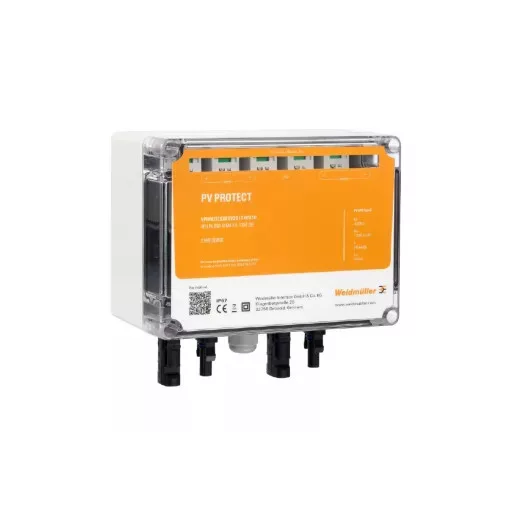 Weidmüller VPUM2I2SXFXV1O1TXPX10 PV PROTECT Összekötő doboz, 2 MPP, 1 bemenet / 1 kimenet MPP-nként, túlfeszültség-védelem I/II, WM4C, IP67, 1000V ( WEIDMÜLLER 2764150000 )