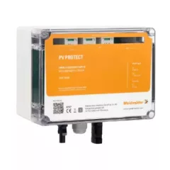   Weidmüller VPUM1I1SXFXV2O1TXPX15 PV PROTECT Összekötő doboz, 1 MPP, 1 bemenet / 1 kimenet MPP-nként, túlfeszültség-védelem II, WM4C, IP67, 1500V ( WEIDMÜLLER 2764160000 )
