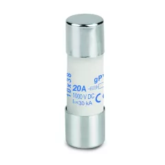   Weidmüller 2783280000 Olvadóbiztosíték-betét fotovoltaikus egységekhez, 10X38 mm, 20A, 1000 VDC, GPV ( Weidmüller 2783280000 )