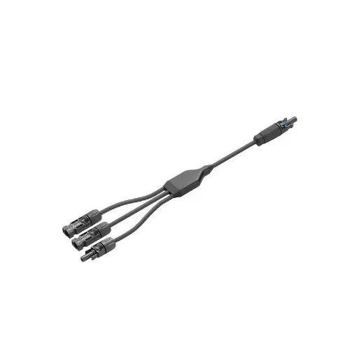 Weidmüller 2814260000 X-összekötő kábel, 2x MC4 apa, 1x WM4 C anya, 1x MC4 Hüvely, 6mm², 200mm, 1000V DC ( WEIDMÜLLER 2814260000 )