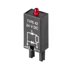   Weidmüller 8691010000 RIDERSERIES RCL RIM 3 6/24VUC, LED-modul, vezérlőfeszültség 6..24V UC (AC/DC), dugaszolható csatlakozás