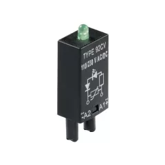   Weidmüller 8713720000 RIM 2 6/24VDC GN RIDERSERIES FG, LED-modul védődiódával, vezérlőfeszültség 6..230V DC, dugaszolható csatlakozás